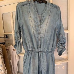 Denim romper